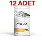Molly Sos İçinde Parça Tavuklu Yetişkin Kedi Konservesi 12*400gr (12 ADET)