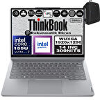 Lenovo Thinkbook 14 2-In-1 G4 Iml Intel Core Ultra 7 155U 32GB Ddr5 2tb SSD 14" Dokunmatik Wuxga 300NITS IPS Windows 11 Pro Taşınabilir Bilgisayar 21MX002VTRP11 + Zetta Çanta