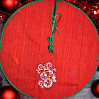 YILBAŞI BÜYÜSÜ  NAKIŞLI ÇAM AĞACI ÖRTÜSÜ