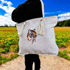 KAPLAN  NAKIŞLI BEZ ÇANTA