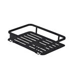 Line Bathroom Duş Malzemelik Şampuanlık Düz 15655 Mat Siyah 150X220