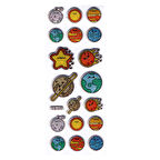 Sticker Kabartmalı Stiker Defter, Planlayıcı Etiket Gezegenler (cb470) 16x7 cm