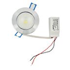 5 WATT LED SPOT TRAFOLU KROM KASA BEYAZ IŞIK (YCE-N5) ( 2 ADET )