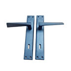 Max penta  Aynalı Mat Siyah Oda Kapı Kolu – Modern ve Zarif Tasarım / 2 takım