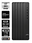HP PRO TOWER 290 G9 i5 12500 36GB RAM 1TB SSD RX550/4GB W11PRO 6D3A5EA MASAÜSTÜ PC & PER4 BELLEK