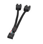 ANAKART USB ÇOKLAYICI 2.0 9 PİN BAŞLIK HUB SPLİTTER ADAPTÖRÜ DÖNÜŞTÜRÜCÜ