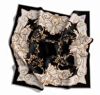 Alcanavm Levidor Twil Sarmal Desenli Eşarp