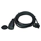 Bemis Tekli Kauçuklu Priz 3x1.5 mm Uzatma 5 Mt.