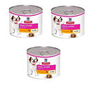 Hill's Small Mini Mousse Küçük ve Mini Irk Tavuklu Yetişkin Ezme Köpek Konservesi 200GR X 3 Adet
