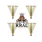 Telli Gold Metal, Koltuk Ayak, Kanepe Ayak, Baza Ayak, Robot Süpürgelere Uygun 15cm 4adet Fiyatıdır