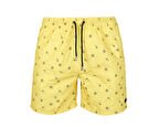 Miami Beach 204 Sarı Desenli Erkek Sort 204-SARI-DESENLI-ERKEK-SORT Erkek Şort Mayo Sarı
