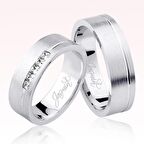 Harem Altın Beyaz Altın Alyans 1602-4