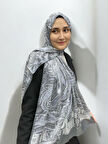 ARMANDA ETHNIC VUAL ŞAL - GRİ - 4456-06