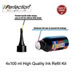 Perfection HP Business Inkjet Uyumlu Kartuş Dolum Seti 4 x 100 ML