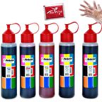 Perfection Epson L455 L456 L486 Yazıcı Uyumlu Mürekkep Dolum Seti 5 x 500 ML