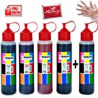 Canon GI-40 GM4040 G7040 Yazıcı Uyumlu Mürekkep Seti 5x500 ml.