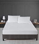 AY Home Fitted 150 x 200 Su Geçirmez Alez Beyaz