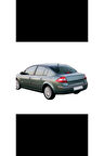 RENAULT MEGANE - 2 SEDAN 2004-2010 MODELLER ARASI KROM BAGAJ ALT ÇITASI PASLANMAZ ÇELİK