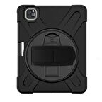 Gpack Apple iPad Pro 11 2020 2.Nesil Kılıf Defender Tablet Tank Koruma Standlı df2