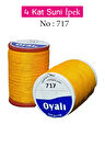 Oyalı 4 Kat Suni İpek İplik İğne Oyası Boncuk İpi Tığ Oyası No:717