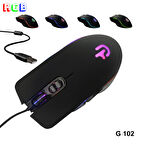 Trio - G202 RGB Gaming Mouse – USB Kablolu Oyuncu Faresi