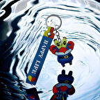 DZC KUZENLER AVM YENGEÇ Karikatür Anime Figür PVC Bebek Anahtarlık Çanta Anahtarlık Süsü