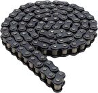 Motosiklet Teker Zinciri 428 / 128 Bakla Oringsiz Düz Siyah Zincir 428*128 L -Arasmoto