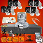 KAMERA SETİ GOLDCAM GECE GÖRÜŞ ÖZELLİKLİIP66 KASA SU GEÇİRMEZ DIŞ MEKANA UYGUN 5MP FULL HD-2.8 GENİŞ AÇI 