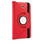 Gpack Samsung Galaxy Tab 4 7.0 T230 Kılıf Kapaklı Standlı 360 Dönebilen Koruma dn1