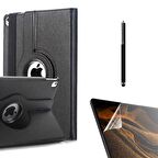 Gpack Apple iPad 9.7 2017 5.Nesil Kılıf Kapaklı Standlı 360 Dönebilen Koruma dn22  Nano  Kalem