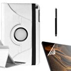 Gpack Samsung Galaxy Tab A 8.0 2019 T290 Kılıf Kapaklı Standlı 360 Dönebilen Koruma dn22  Nano  Kalem