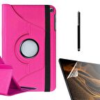 Gpack Samsung Galaxy Tab A 8.0 2019 T290 Kılıf Kapaklı Standlı 360 Dönebilen Koruma dn22  Nano  Kalem