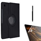 Gpack Samsung Galaxy Tab A8 10.5 SM X200 2021 Kılıf Kapaklı Standlı 360 Dönebilen Koruma dn22  Nano  Kalem