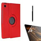 Gpack Samsung Galaxy Tab A8 10.5 SM X200 2021 Kılıf Kapaklı Standlı 360 Dönebilen Koruma dn22  Nano  Kalem