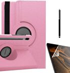 Gpack Samsung Galaxy Tab S7 Fe T733 Kılıf Kapaklı Standlı 360 Dönebilen Koruma dn22  Nano  Kalem