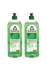 Frosch 2x750 ml Yeşil Limonlu Elde Yıkama Deterjanı