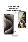 iPhone 16 Pro Max Anti-Static 3D Toz Tutmayan Kırılmaz Ekran Koruyucu