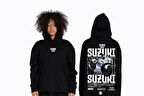 Freeyez Hoodie Suzuki Siyah Beyaz Kanguru Cepli Sweat