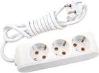 Viko 3 lü Priz 3x1,5 mm Uzatma Beyaz 20 Mt.