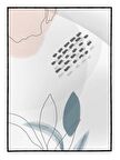 Shop365 Renkli Şekiller Dokular Modern Tablo Çerçeveli P-000607