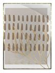 Shop365 Bitki ve Şekiller Çizgiler Modern Tablo Çerçeveli P-001245