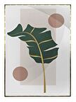 Shop365 Doğa Bitki Modern İllüstrasyon Tablo Çerçeveli P-002511