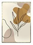 Shop365 Botanik Şekiller Modern Tablo Çerçeveli P-003792