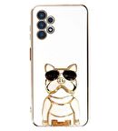 Gpack Samsung Galaxy A33 5G Kılıf Kamera Korumalı Köpek Desenli Standlı Silikon