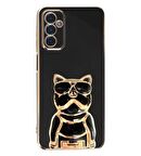 Gpack Samsung Galaxy M23 Kılıf Kamera Korumalı Köpek Desenli Standlı Silikon