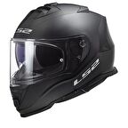 LS2 Storm 2 Kapalı Kask Mat Siyah