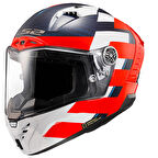 LS2 THUNDER KARBON ALLIANCE KIRMIZI-MAVİ-BEYAZ KASK
