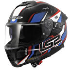 Ls2 stream 2 tinux siyah kırmızı kapalı kask