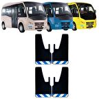 Karsan Jest Mavi-Beyaz Fosforlu 4'lü Paçalık Çamurluk Tozluk PEU0FX02703