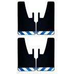 Renault Trafic Mavi-Beyaz Fosforlu 4'lü Paçalık Çamurluk Tozluk REN0FX03103